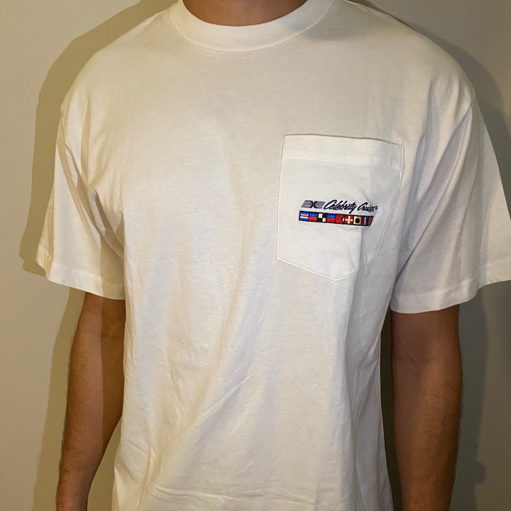 BRAND NEW Celebrity Cruises White T-Shirt